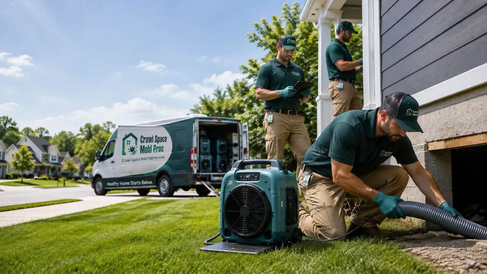 Crawl Space Mold Removal in Beulah, MI